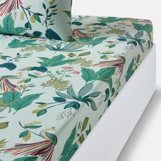 Drap housse percale de coton, Somerset imprimé <span itemprop=