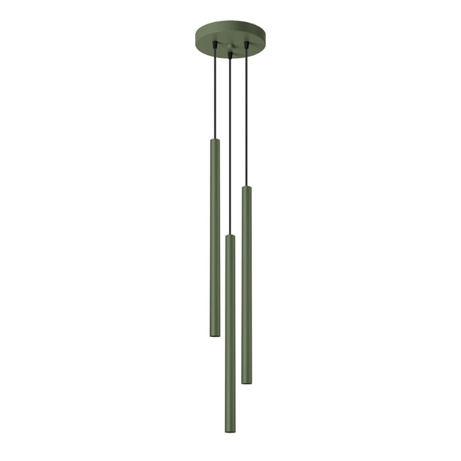 Suspension Acier Vert Olive G9 3 Pastelo Couleur vert <span itemprop=