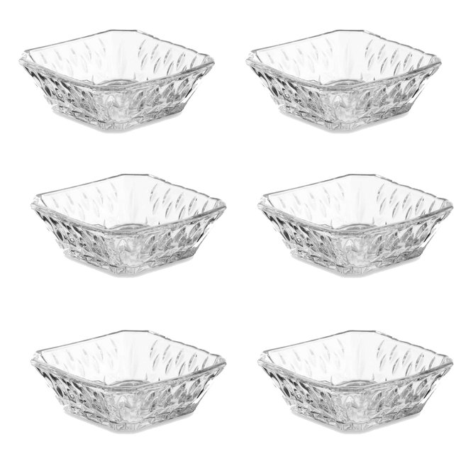 Set de 6 ramequins en verre 80ml Couleur transparent <span itemprop=