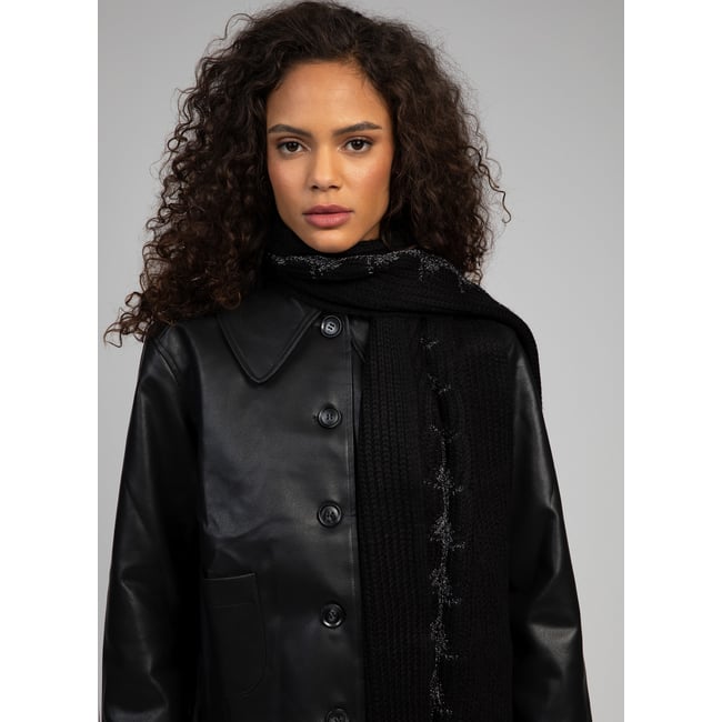 Echarpe FELICIA noir <span itemprop=