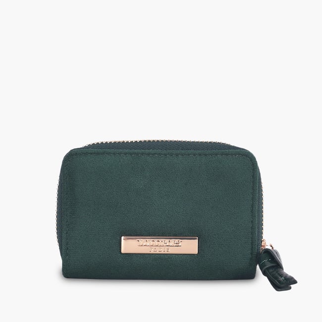 Petit portefeuille  Tarick doré,vert <span itemprop=