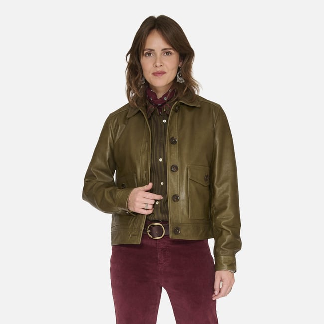 Veste VEDITO kaki <span itemprop=