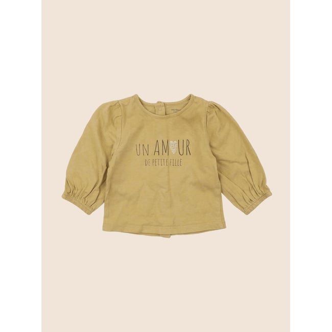 Tee-shirt - Très bon état jaune <span itemprop=