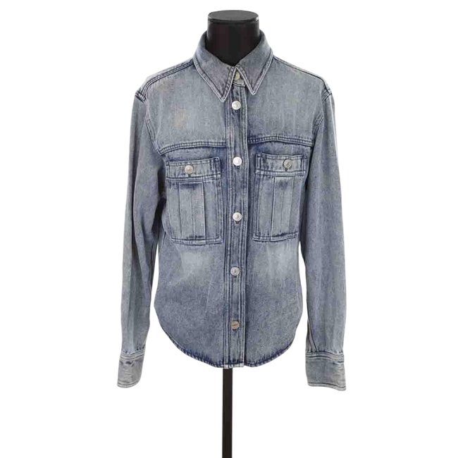 Chemise en coton - Très Bon État bleu <span itemprop=