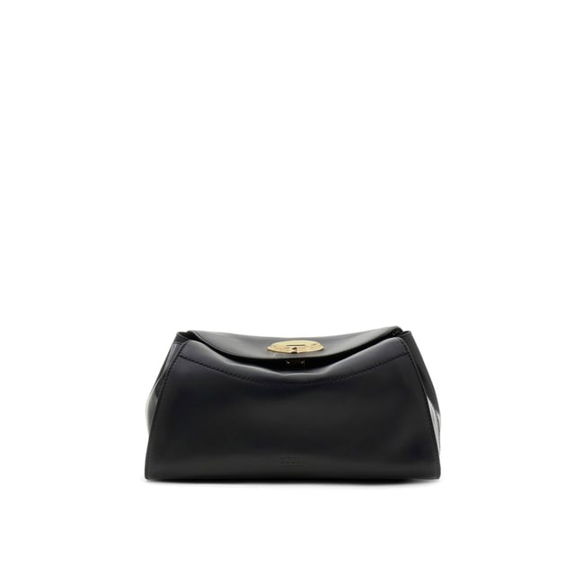 Sac À Bandoulière En Cuir Véritable Leonie - GUESS