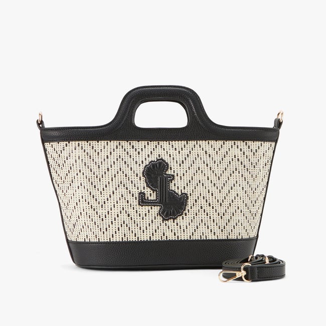 Sac shopper  Priscillia noir,doré <span itemprop=