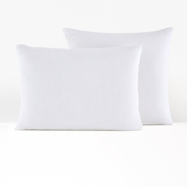 Washed cotton pillowcase on sale