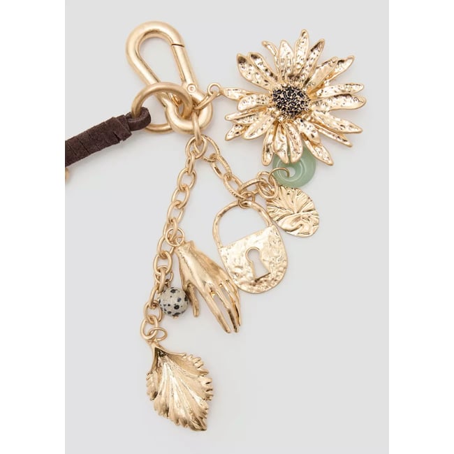 Porte-clés p-- boho or <span itemprop=
