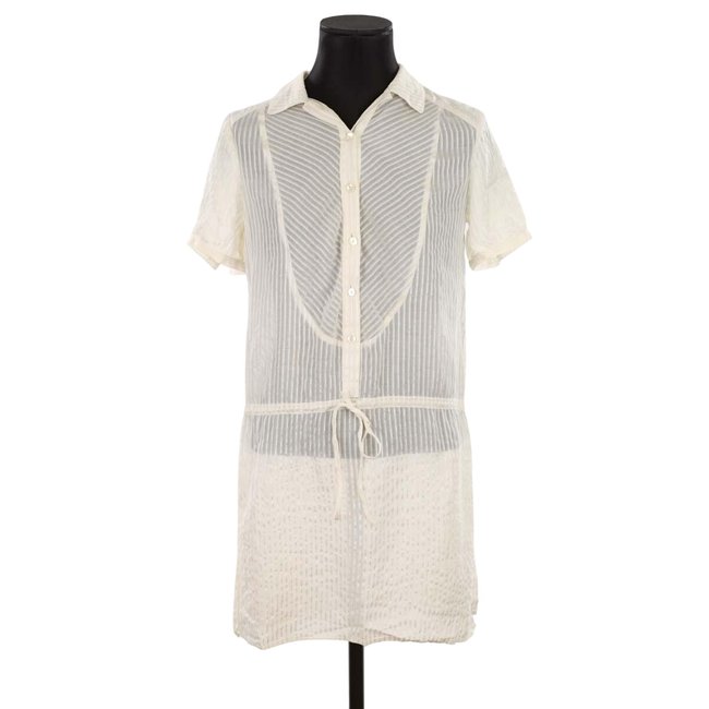 Robe en soie - Très Bon État blanc <span itemprop=