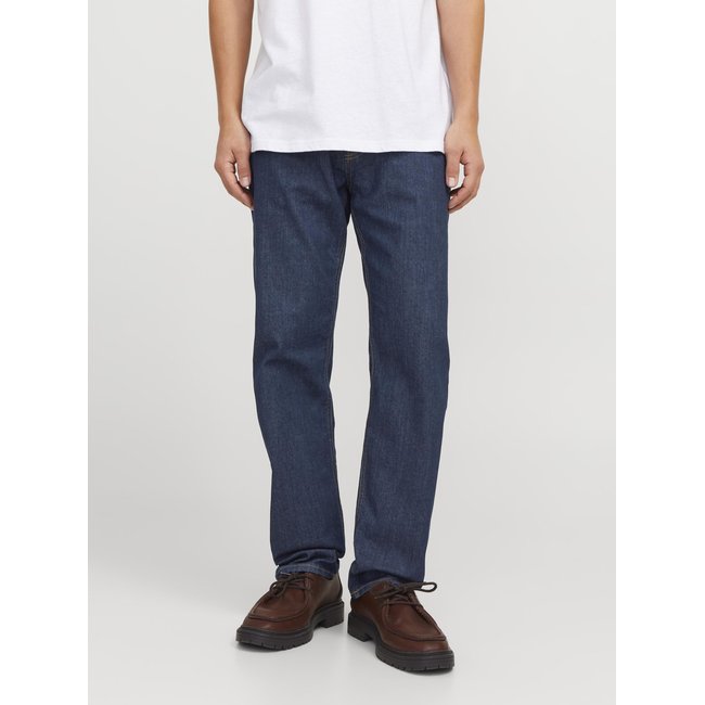 Jean coupe tapered JACK & JONES blue denim <span itemprop=