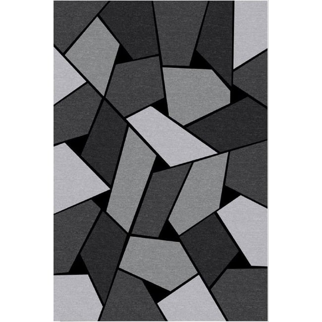 Tapis de salon Geometrique Couleur gris <span itemprop=