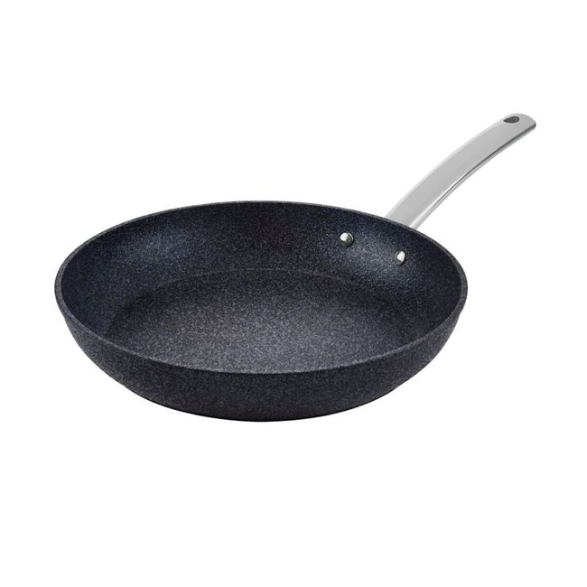 28cm TruStone Frying Pan, black, TOWER