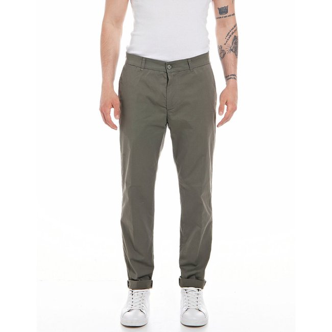 Chino slim Brad verde REPLAY