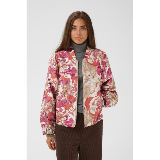 Veste orange flower <span itemprop=