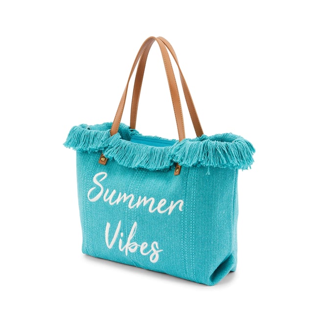 Sac zippé fantaisie bleu turquoise <span itemprop=