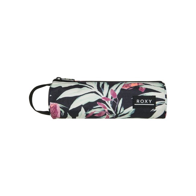 Trousse TIME TO PARTY. noir anthracite wind swept floral <span itemprop=