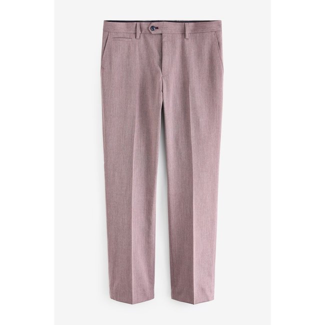 Pantalon de costume ajusté bords contrastés rose <span itemprop=