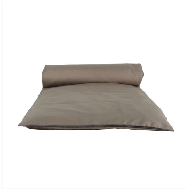 Matelas bain de soleil extérieur taupe <span itemprop=