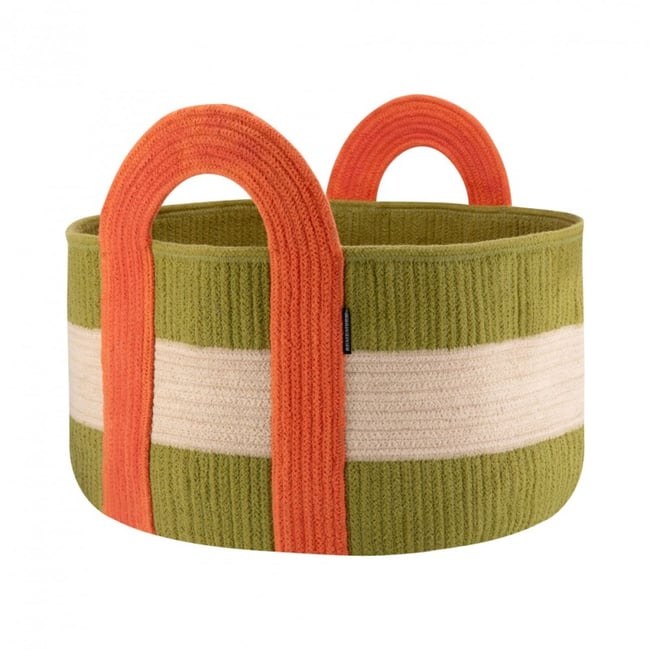 Panier rangement design poignées  COLOMBO Couleur multicolore <span itemprop=