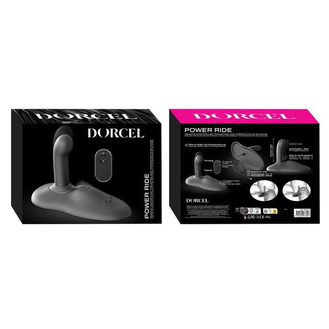 - Power Ride - Vibromasseur Double Stimulation noir <span itemprop=