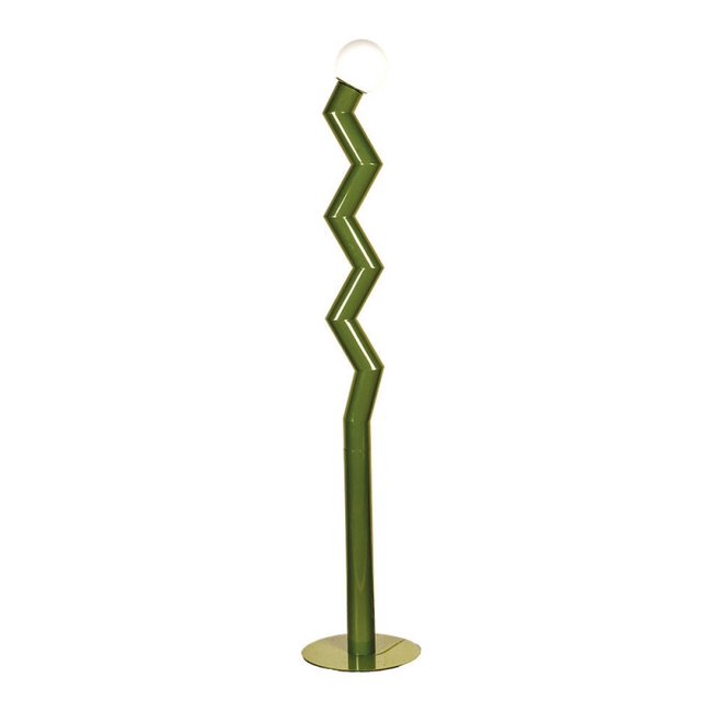 Lampadaire métal kaki 155 cm Zigmo Couleur vert <span itemprop=