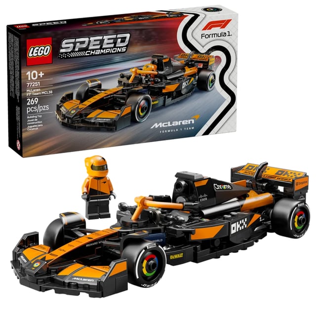 Voiture F1® McLaren Team MCL38 multicolore <span itemprop=