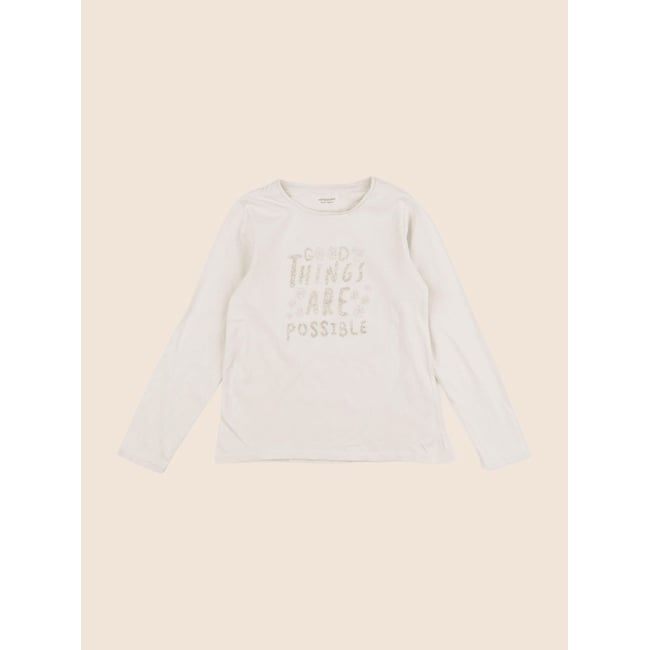 Tee-shirt - Bon état beige <span itemprop=