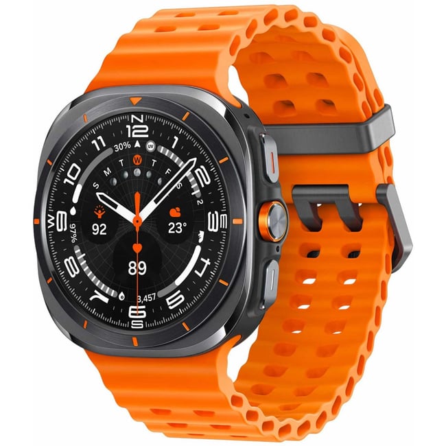 Montre connectée Galaxy Watch Ultra 2025 Gris Titane orange <span itemprop=