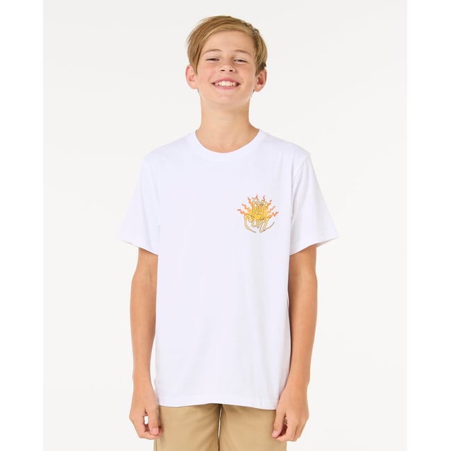 T-shirt DAZED TEE - BOY blanc <span itemprop=