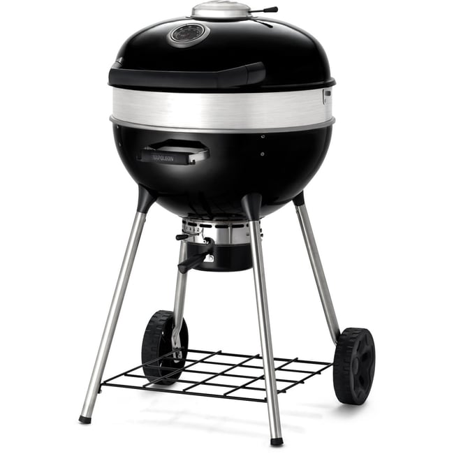 Barbecue charbon Kettle PRO noir sur pieds 57cm noir <span itemprop=