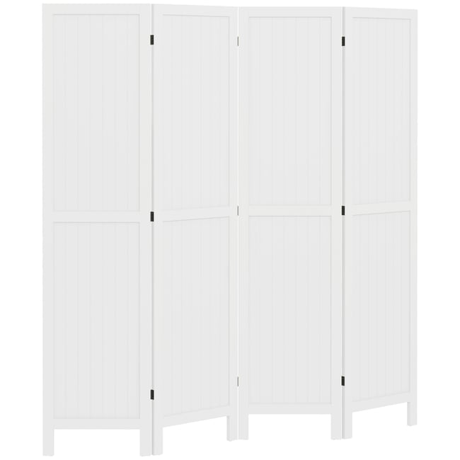 Cloison de séparation Bois de paulownia Blanc Couleur blanc <span itemprop=