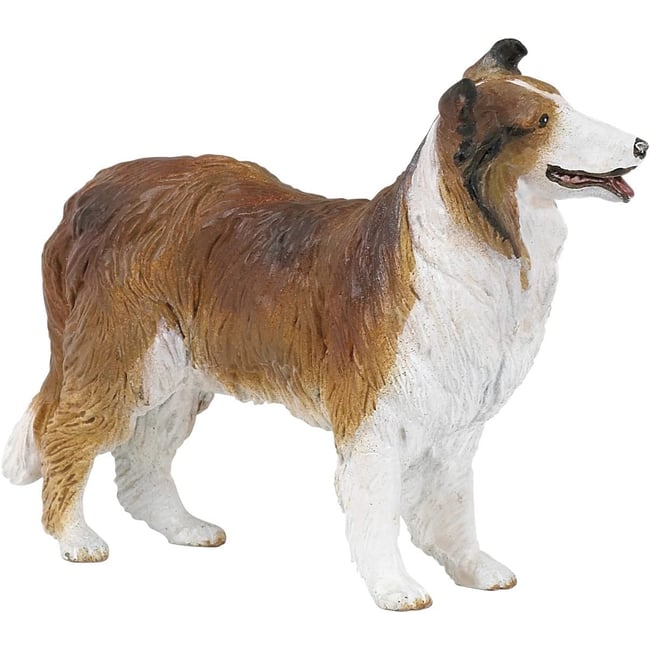 Figurine Colley marron <span itemprop=