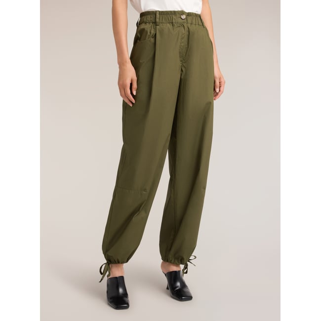 Pantalon cargo verde militare <span itemprop=