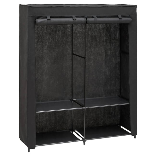 Penderie rectangulaire DRESSY Couleur noir <span itemprop=