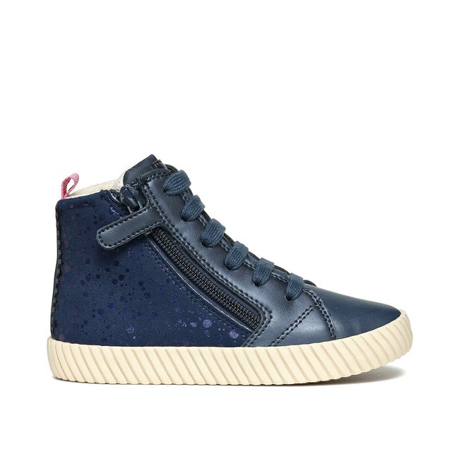 Zapatillas altas transpirables Mirroless azul marino <span itemprop=