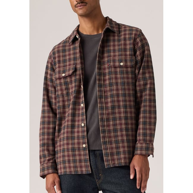 Jackson Utility Denim Shirt, plum, LEVI'S
