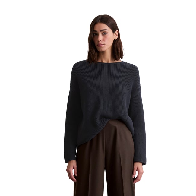 Pull en maille DfC oversize en coton organique lourd - MARC O'POLO
