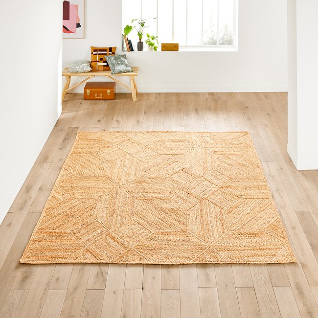 Teppich Malcan, Jute, quadratisch natur <span itemprop=