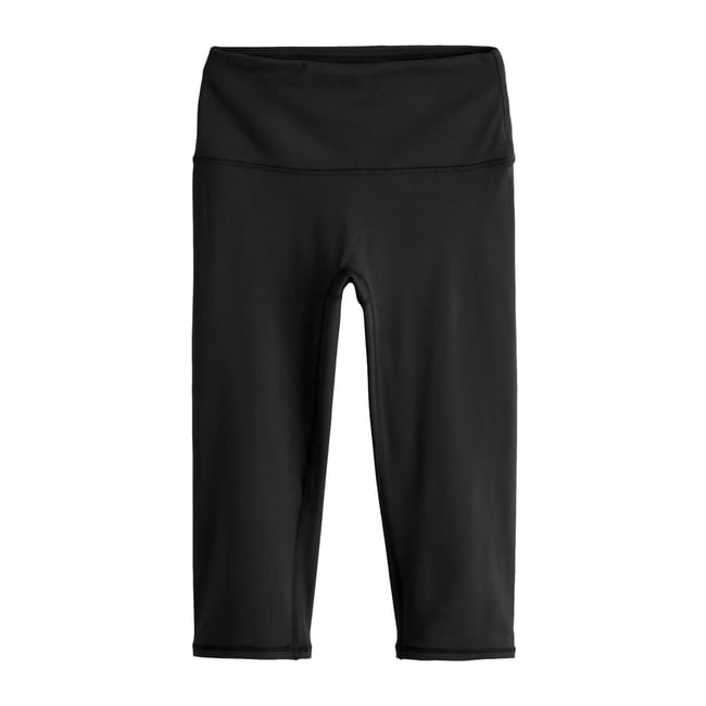 Legging court active balance noir <span itemprop=