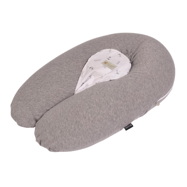 Coussin d'allaitement Multirelax+ Jersey gris chiné <span itemprop=