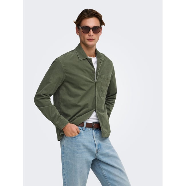 Chemise En Corduroy forest night 1 <span itemprop=