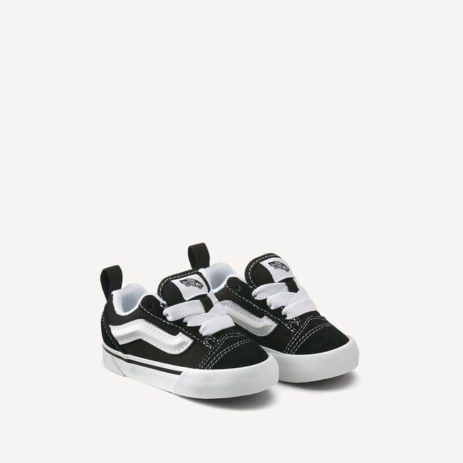 Baskets Knu Skool lacets élastiqués noir/blanc <span itemprop=