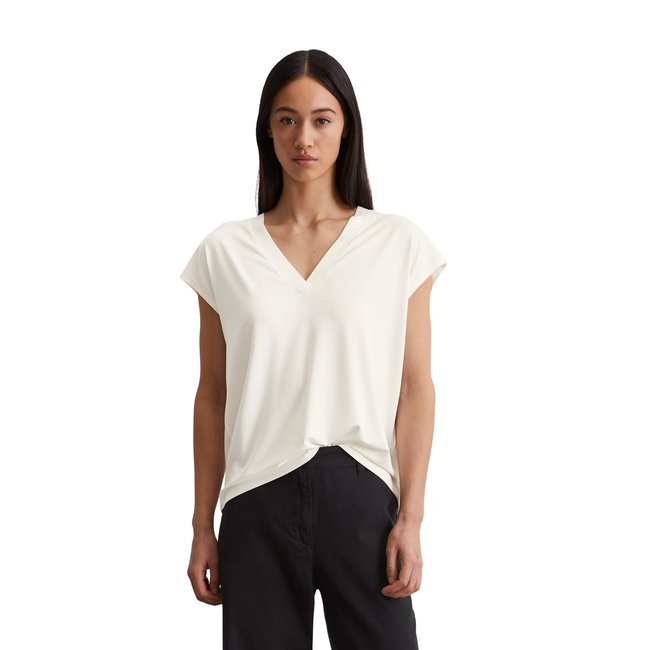 Blouse en jersey sans manches relaxed en LENZING™ ECOVERO™ - MARC O'POLO