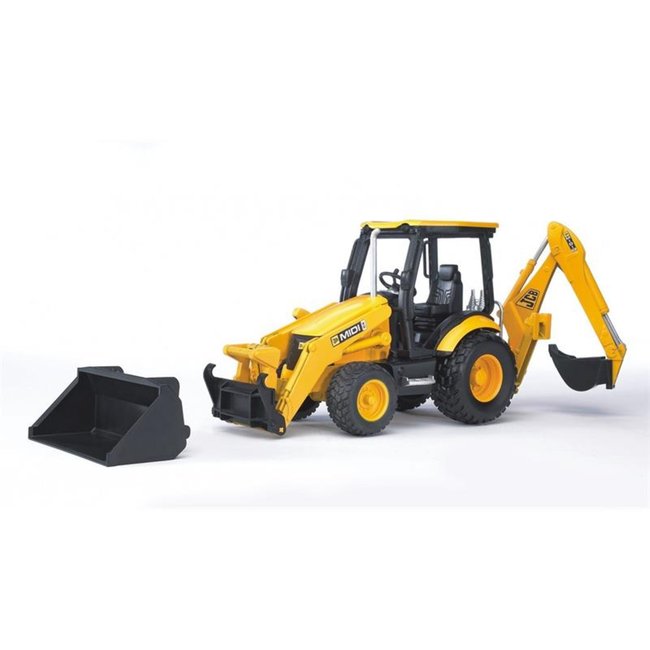 Grue-chargeur JCB Midi CX jaune et noir <span itemprop=