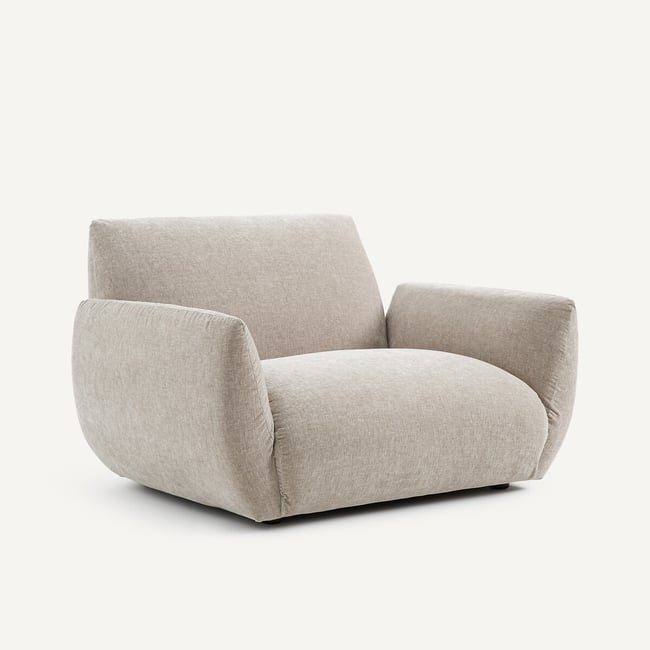 Sessel aus Chenille-Samt, Spogano - AM.PM