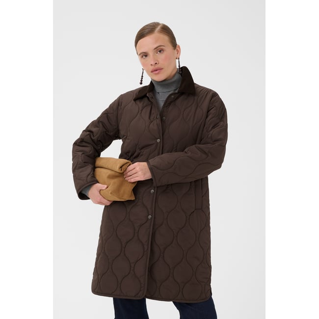 Manteau marron coffee bean <span itemprop=