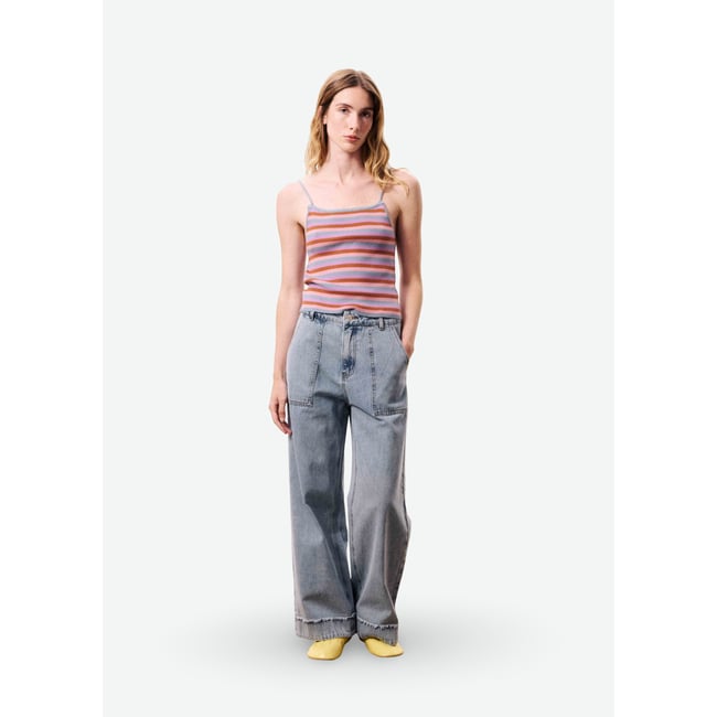 Top CORALLIA bleu clair <span itemprop=
