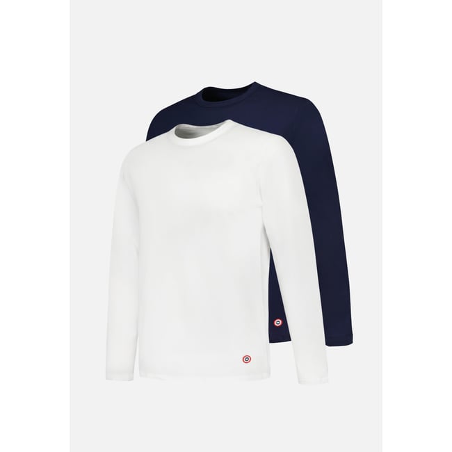 Lot de 2 T-shirts manches longues en coton Superbe - LE SLIP FRANCAIS