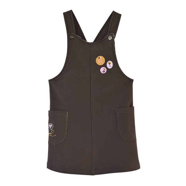 Robe molleton deolinda marron <span itemprop=