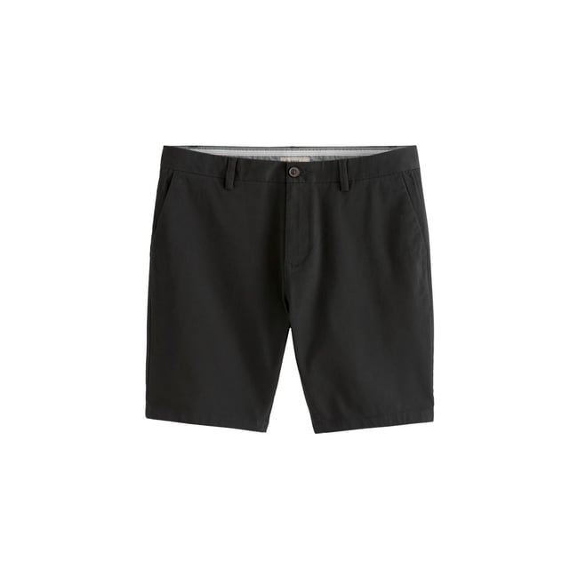 Short chino stretch noir <span itemprop=